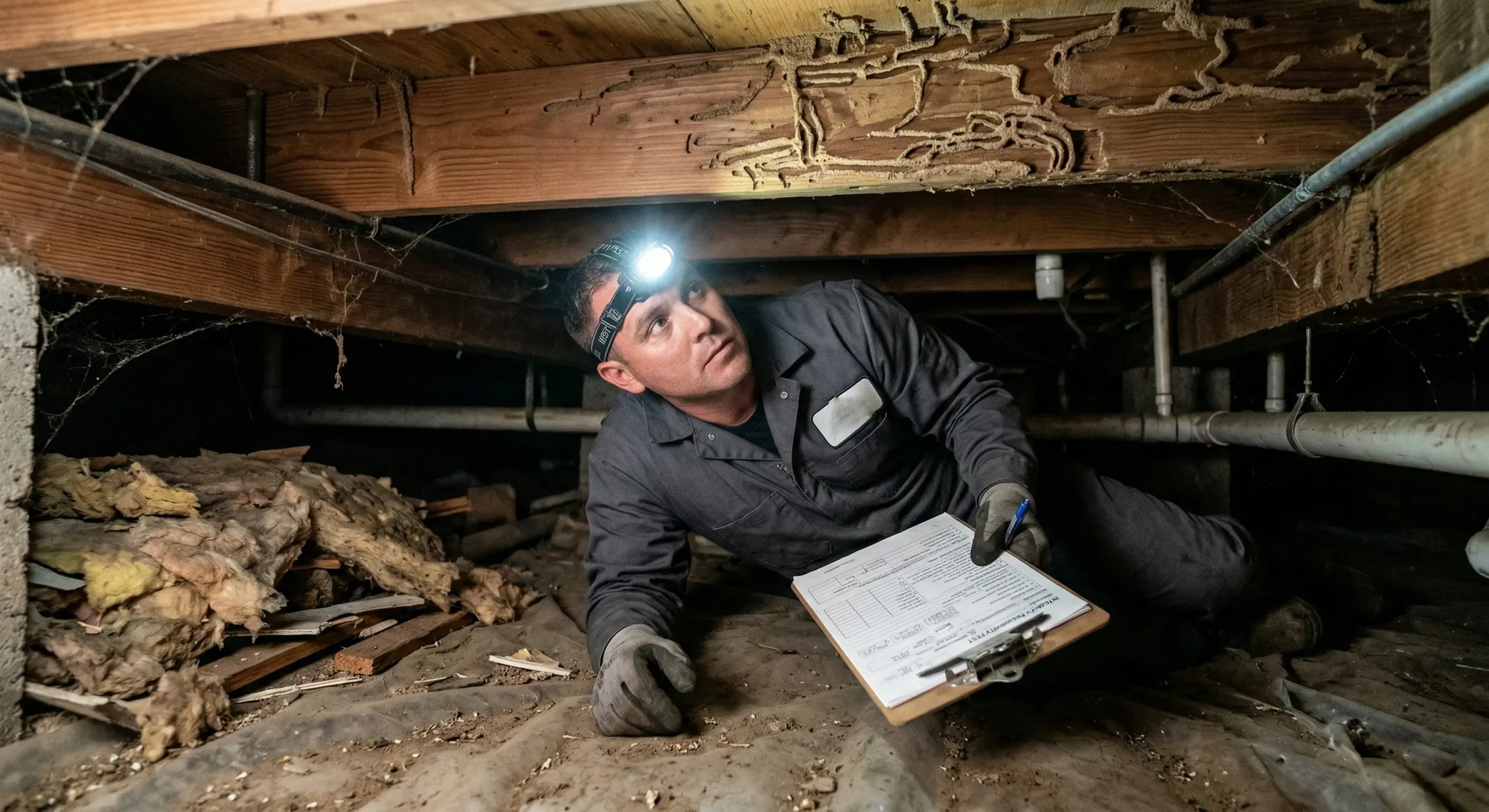 Wood destroying insect inspection for real estate transactions in Michigan