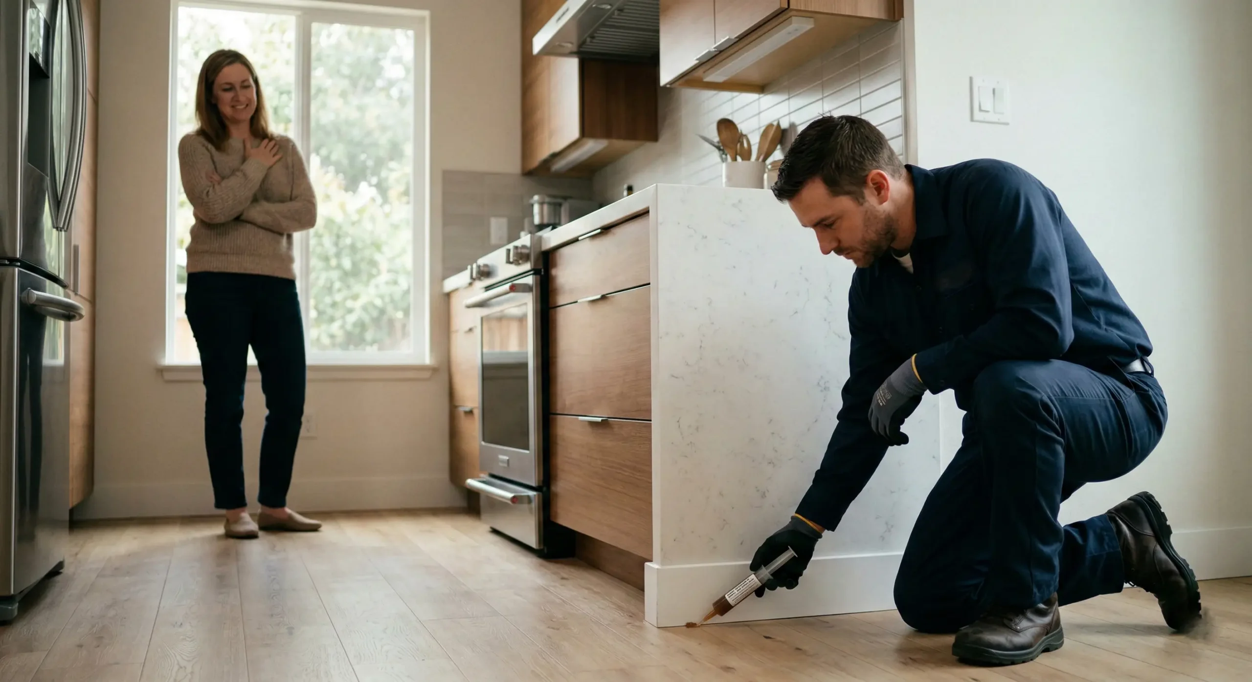 Ant colony elimination treatment at Marshall Michigan property